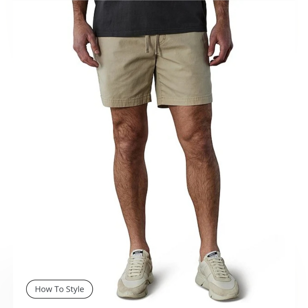 The Normal Brand Jimmy 7" Inseam Canvas Shorts